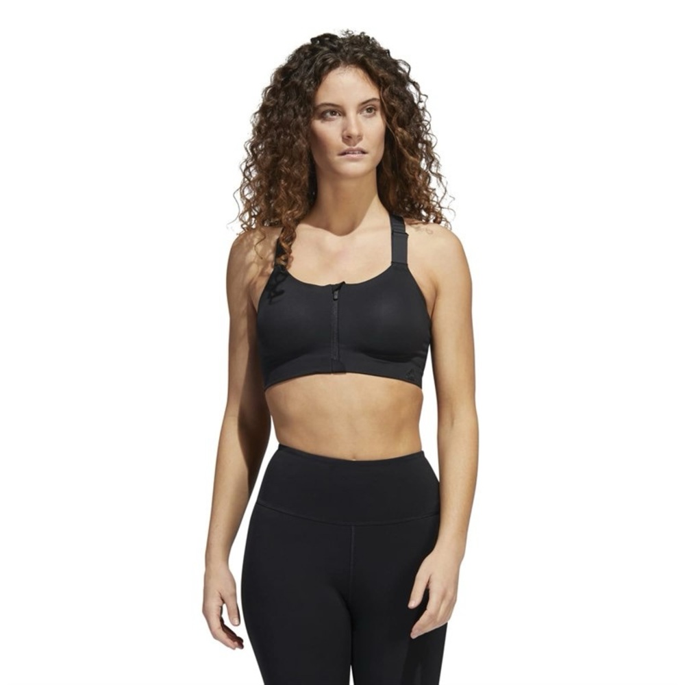 Addidas Black TLRD Impact Luxe High Support Zip Front Bra (never worn with tags)